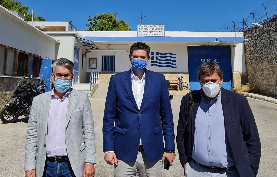 Επίσκεψη αντιπροσωπείας του ΣΥΡΙΖΑ-ΠΣ στο Νοσοκομείο Κρατουμένων Κορυδαλλού