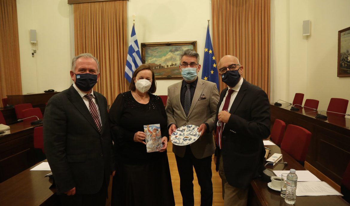 Συνάντηση του Προεδρείου της Κοινοβουλευτικής Ομάδας Φιλίας Ελλάδας-Ολλανδίας με την Πρέσβη της Ολλανδίας στην Αθήνα
