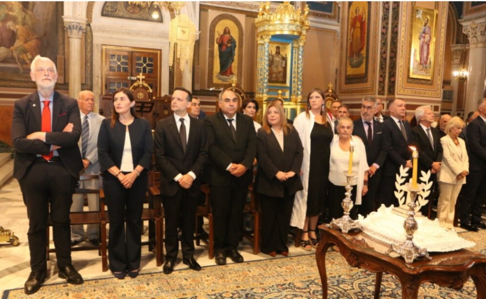 Στην εκδήλωση μνήμης για τους πεσόντες του πραξικοπήμτος και της Τουρκικής εισβολής στη κύπρο